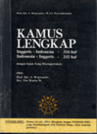 Kamus Lengkap : Inggris-indonesia, Indonesia-Inggris