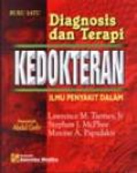 Diagnosis Dan Terapi Kedokteran: Ilmu penyakit dalam